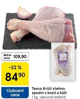 Krůtí stehna Tesco