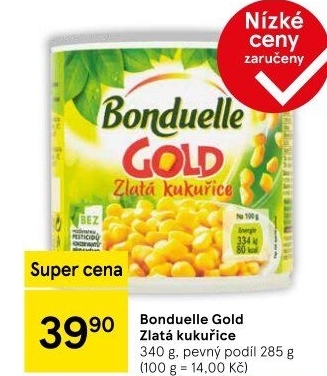 Kukuřice sterilovaná Gold Bonduelle