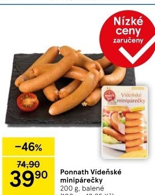 Minipárečky vídeňské Ponnath