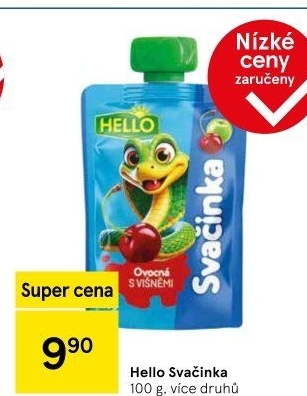 Ovocná kapsička Svačinka Hello