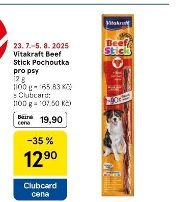 Pamlsky pro psy Beef Stick Vitakraft