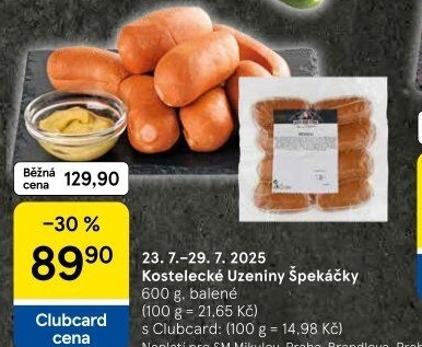 Špekáčky Kostelecké uzeniny