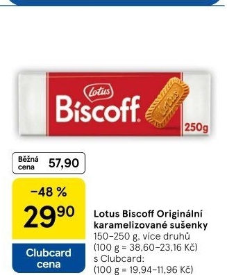 Sušenky Biscoff Lotus