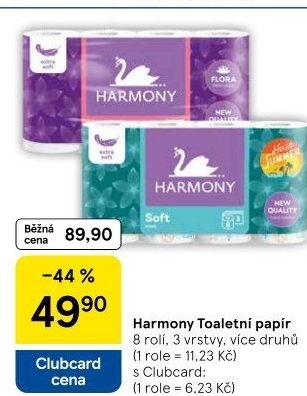 Toaletní papír 3vrstvý Harmony