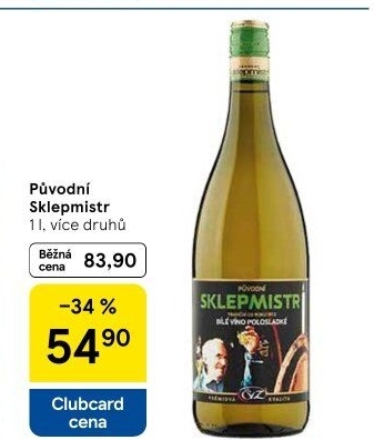 Víno Původní Sklepmistr ČVZ