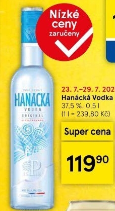 Vodka Hanácká