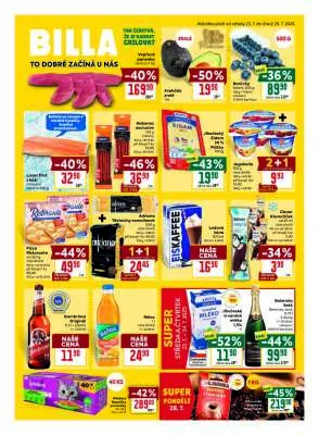 akční leták BILLA 23.7.2025-29.7.2025