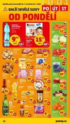 akční leták Penny Market 24.7.2025-30.7.2025
