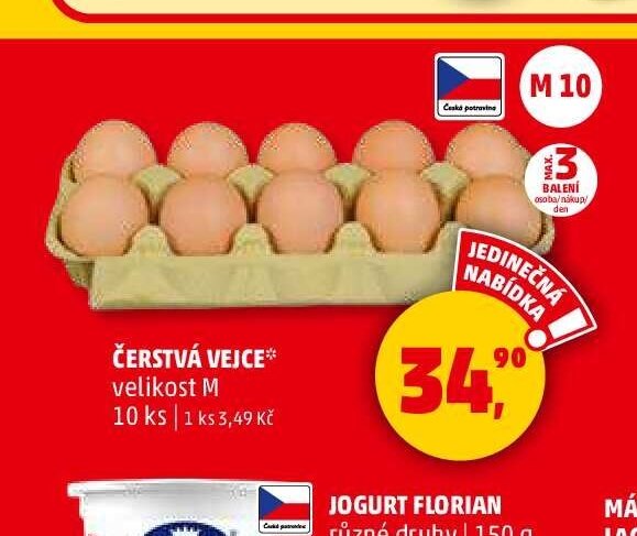 Čerstvá vejce