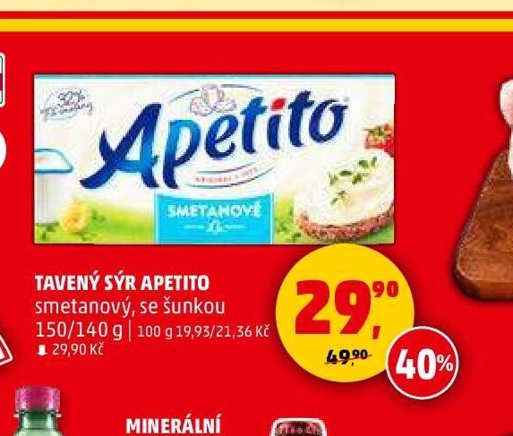 Tavený sýr Apetito