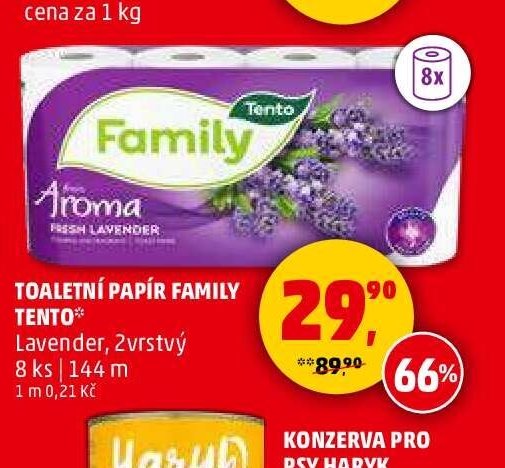 Toaletní papír Family Tento