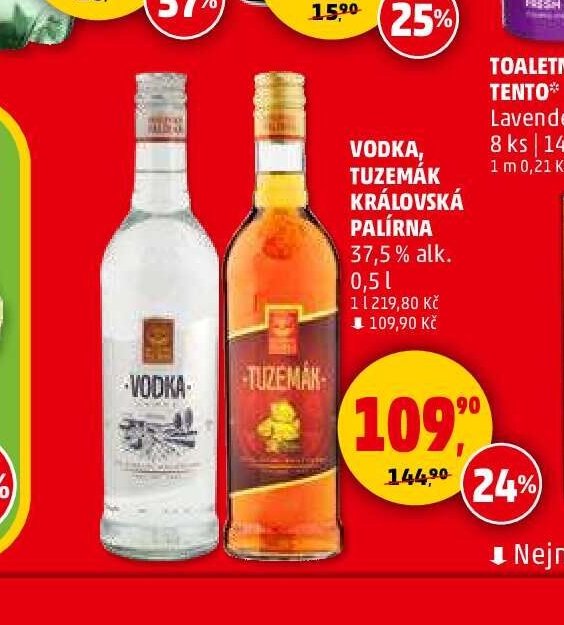 Vodka, Tuzemák Královská palírna