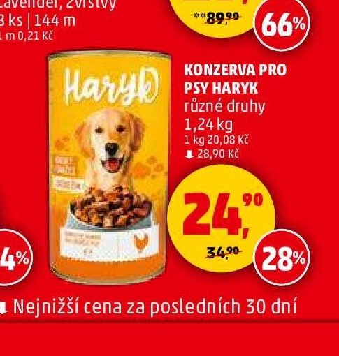 Konzerva pro psy Haryk