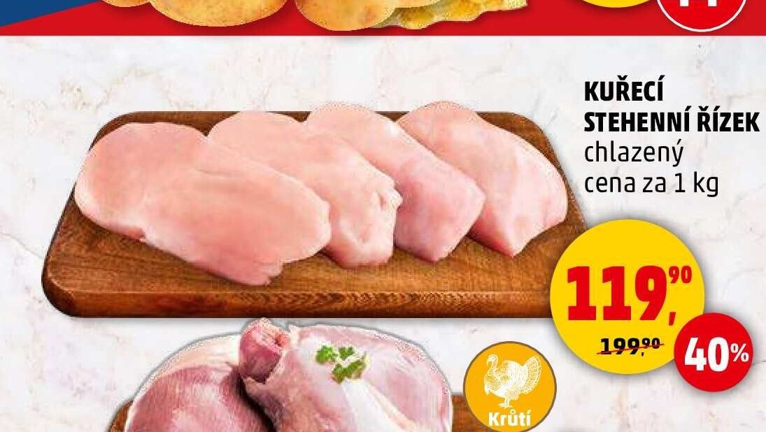 KUŘECÍ STEHENNÍ ŘÍZEK chlazený