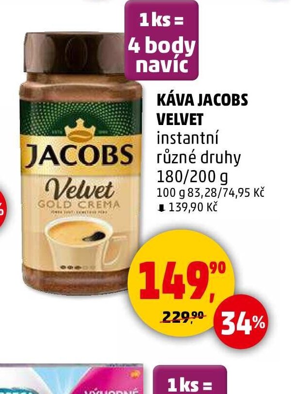 Káva Jacobs Velvet