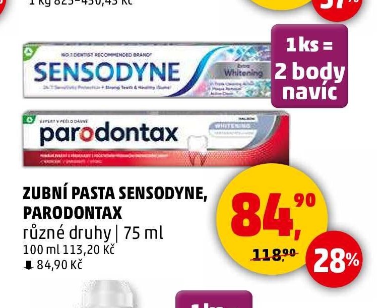 Zubní pasta Sensodyne, Parodontax
