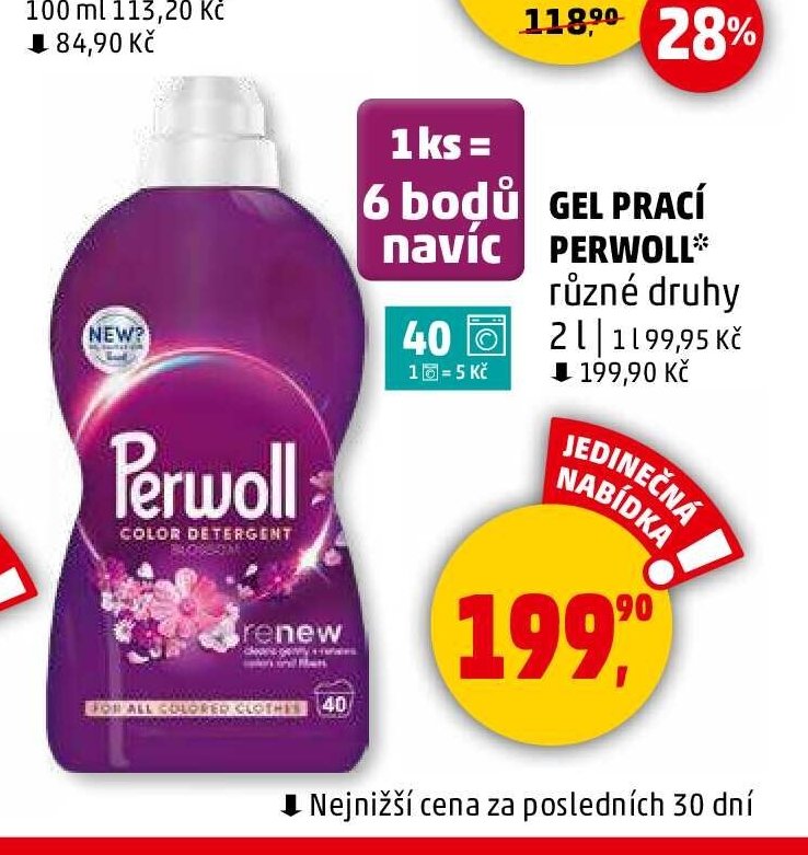 Gel prací Perwoll
