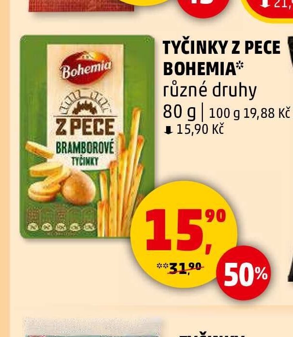 TYČINKY Z PECE BOHEMIA