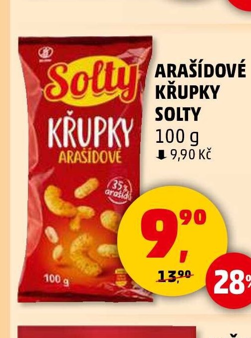 ARAŠÍDOVÉ KŘUPKY SOLTY