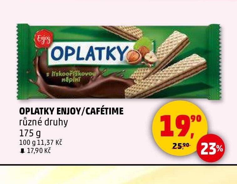 Oplatky Enjoy/Cafétime