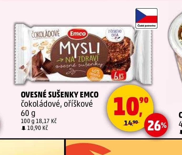 Ovesné sušenky Emco