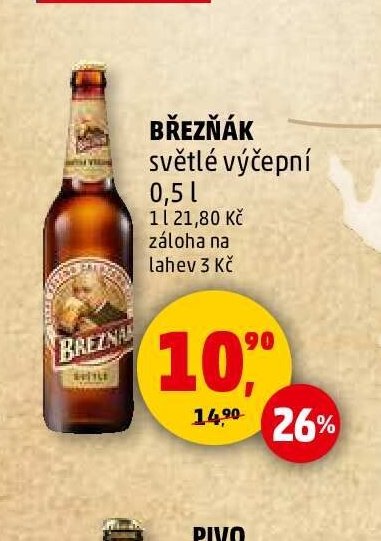 Březňák světlé výčepní 0,5 l