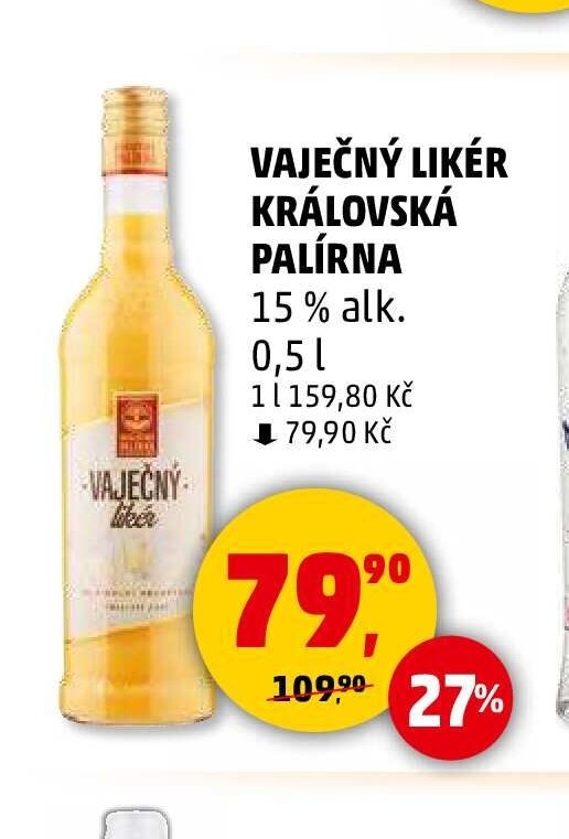 VAJEČNÝ LIKÉR KRÁLOVSKÁ PALÍRNA