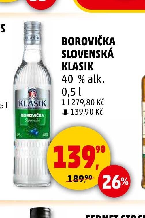 BOROVIČKA SLOVENSKÁ KLASIK