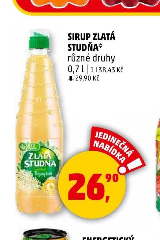 Sirup Zlatá studna