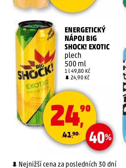 Energetický nápoj Big Shock!