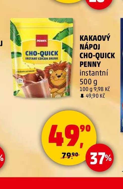Kakaový nápoj Cho-Quick Penny instantní 500 g
