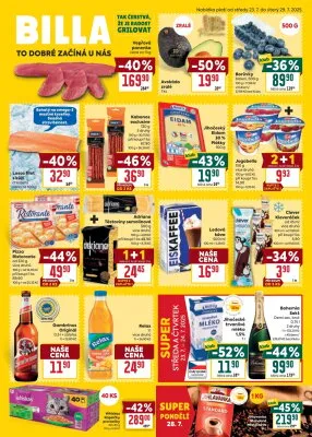 akční leták BILLA 23.7.2025-29.7.2025