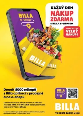 akční leták BILLA 23.7.2025-29.7.2025