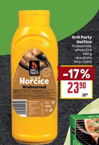 Hořčice plnotučná Grill Party