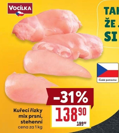 Kuřecí řízky mix Vocílka