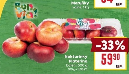 Nektarinky Platerino Billa Bonvia