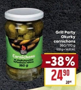 Okurky Cornichons Grill Party