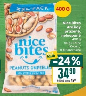 Pražené arašídy Nice Bites