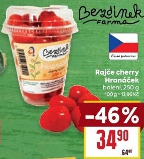 Rajčata cherry Farma Bezdínek