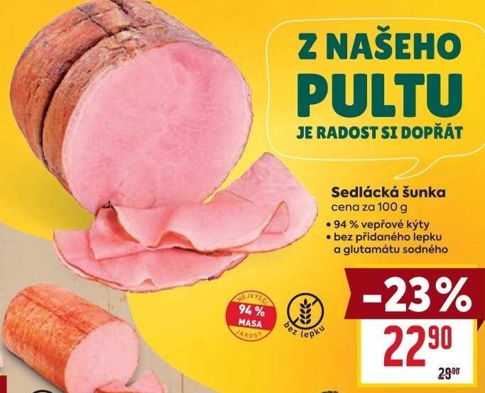 Šunka sedlácká nejvyšší jakosti