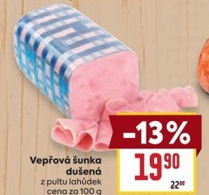 Šunka vepřová dušená