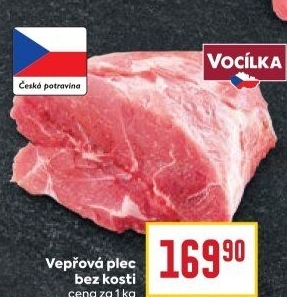 Vepřová plec bez kosti Vocílka