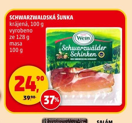 Schwarzwaldská šunka