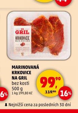 Marinovaná krkovice na gril