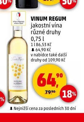 VINUM REGUM jakostní vína
