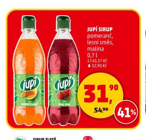 Jupí sirup pomeranč, malina
