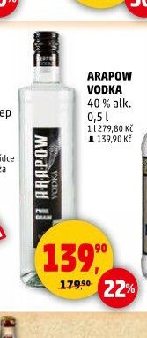 Arapow Vodka 40% alk. 0,5 l