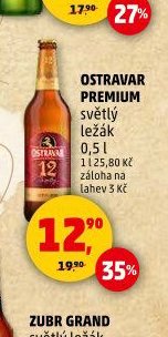 Ostravar Premium světlý ležák 0,5 l