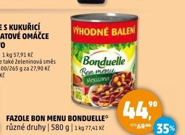 Fazole Bon Menu Bonduelle