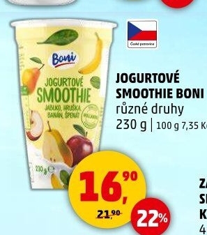 Jogurtové smoothie Boni